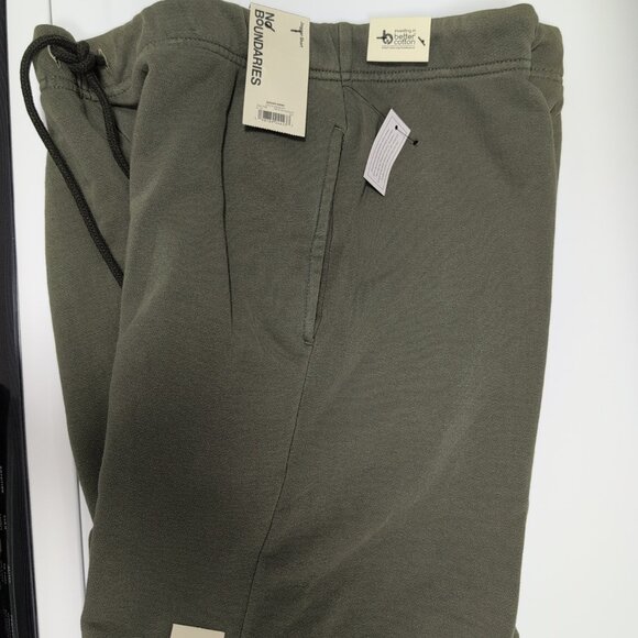 Men's No Boundaries Jogger Shorts Green Midnight Size Small 28 To 30 - Picture 1 of 5